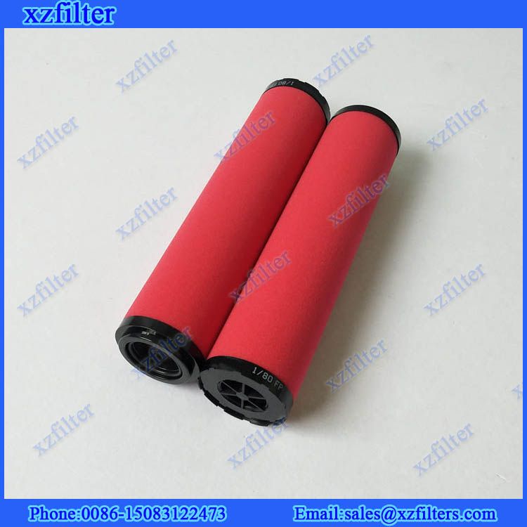 Replacement air compressor pipeline filter cartridge 1/80FP 575078857P